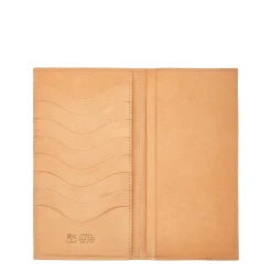 Wallet in leather color natural
