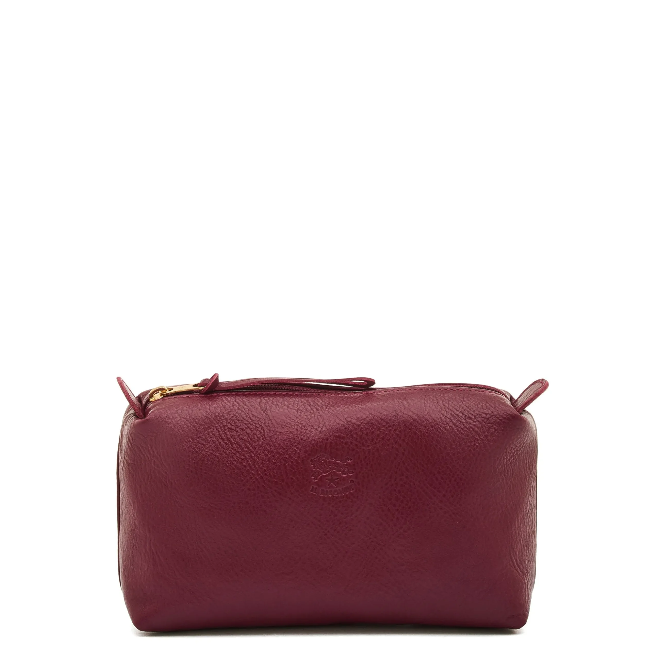 Women's case in leather color black cherry