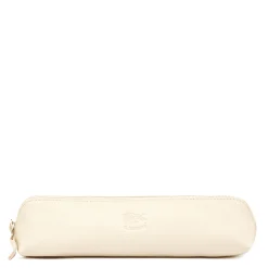 Women's case in leather color milk
