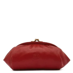 Women's case in leather color red