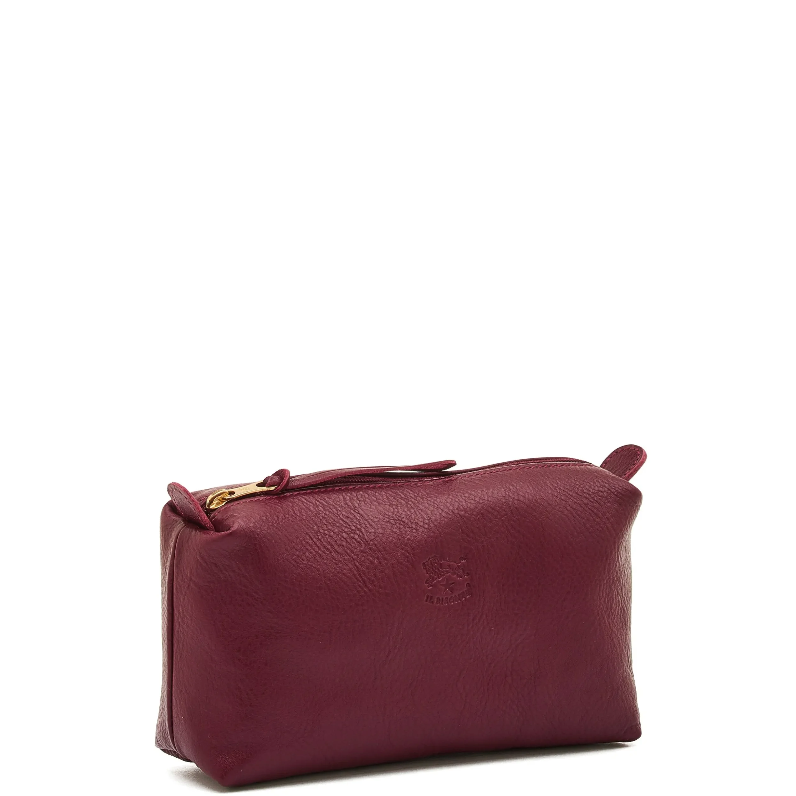 Women's case in leather color black cherry