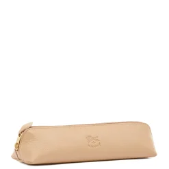Women's case in leather color caffelatte