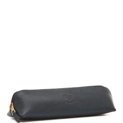 Women's case in leather color blue