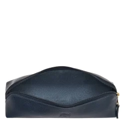 Women's case in leather color blue