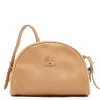Women's crossbody bag in leather color natural