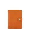 Women's wallet in leather color caramel