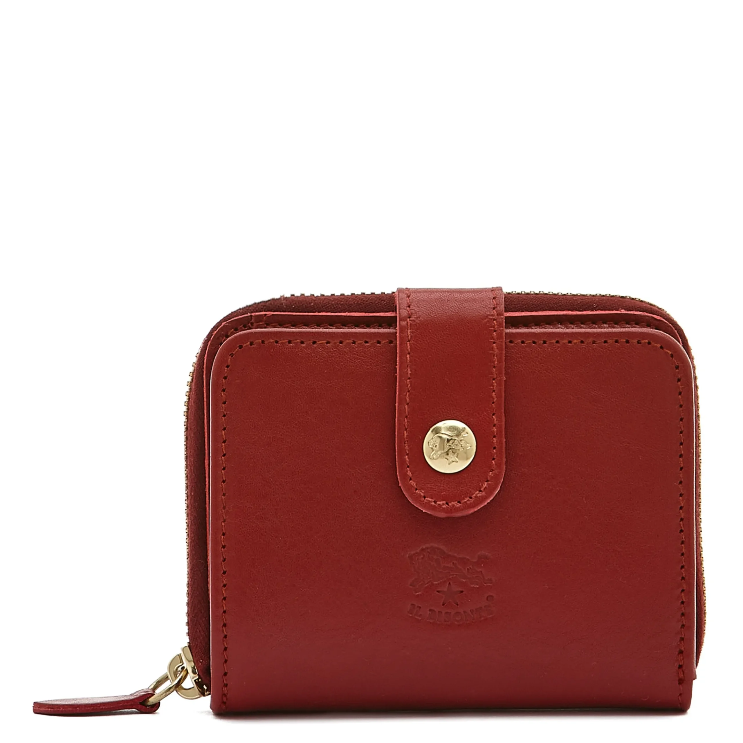 Women's wallet in leather color red