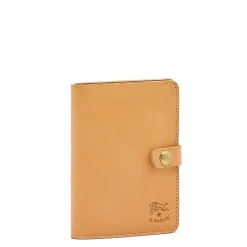 Women's wallet in leather color natural